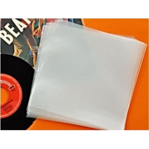50 Pochettes protection vinyle 45T Souples Brillant
