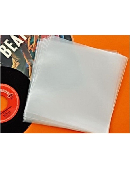 50 Pochettes protection vinyle 45T Souples Brillant