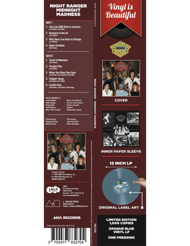 Night Ranger - Midnight Madness (Vinyle)