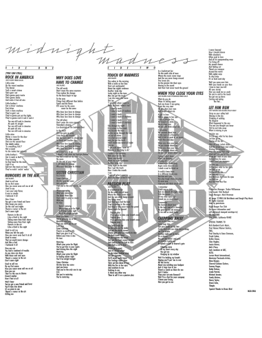 Night Ranger - Midnight Madness (Vinyle)