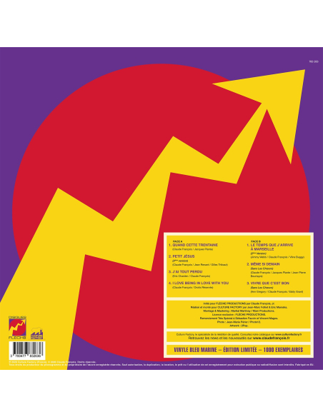 Claude François - Les Inédits 25cm Vol. 7 - Maquettes, Versions Alternatives (Vinyle 10''+ CD)
