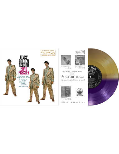 Elvis Presley - Elvis' Golden Record - Vinyle Japonais Bicolore (Vinyle 10'')
