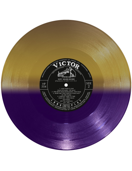 Elvis Presley - Elvis' Golden Record - Vinyle Japonais Bicolore (Vinyle 10'')