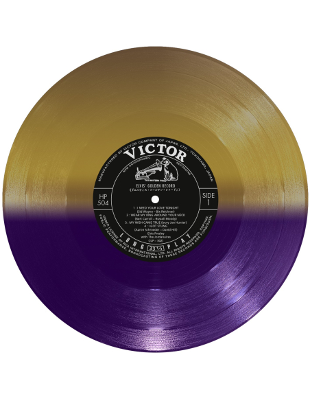 Elvis Presley - Elvis' Golden Record - Vinyle Japonais Bicolore (Vinyle 10'')