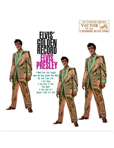 Elvis Presley - Elvis' Golden Record - Vinyle Japonais Bicolore (Vinyle 10'')
