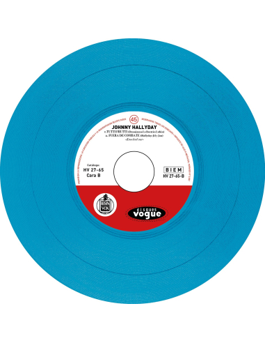 Johnny Hallyday - Pony Time - Vinyle Turquoise (Espagne) (Vinyle 7'')