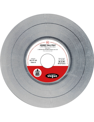 Johnny Hallyday - Pony Time - Vinyle Argenté (Espagne) (Vinyle 7'')
