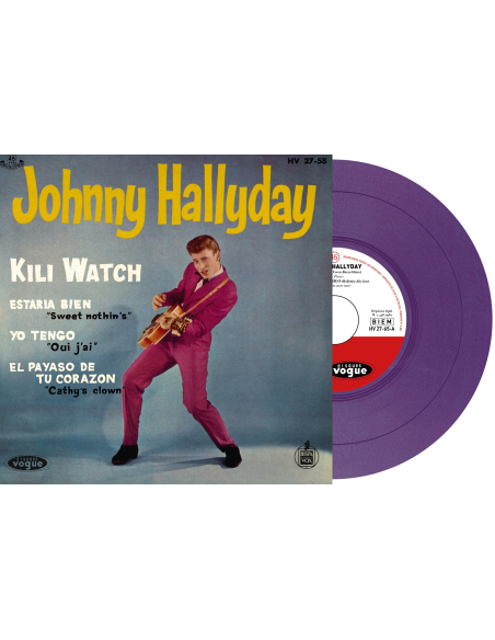 Johnny Hallyday - Kili Watch - Vinyle Violet (Espagne) (Vinyle 7'')