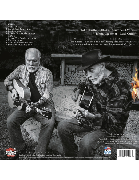 John Hurlbut & Jorma Kaukonen - The River Flows (Vinyle)