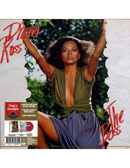 Diana Ross - 33 Tours - The Boss (Vinyle Transparent Rouge) 