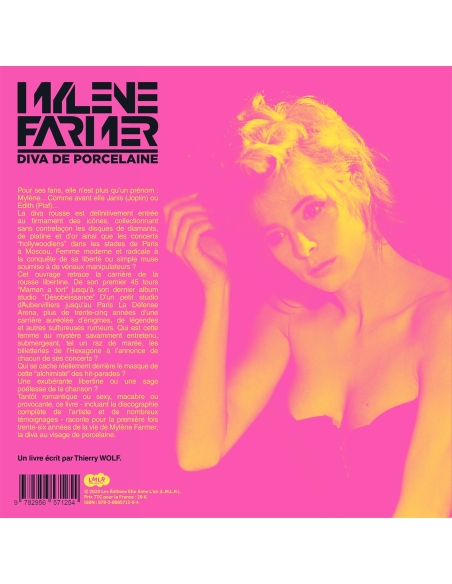 Verso Livre Mylène Farmer - Diva De Porcelaine