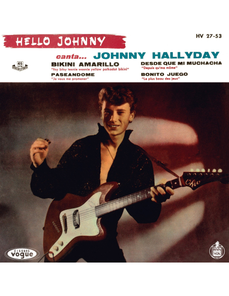Johnny Hallyday - Hello Johnny - Vinyle Orange (Espagne) (Vinyle 7'')