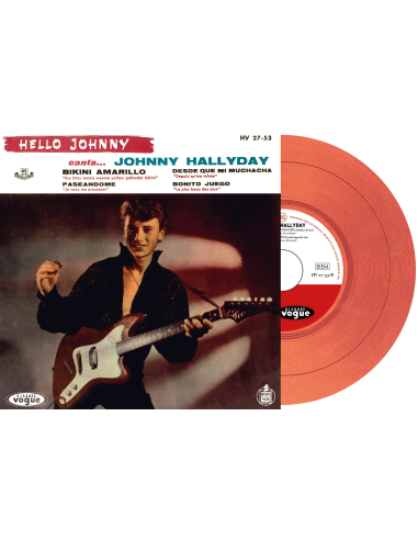 Johnny Hallyday - Hello Johnny - Vinyle Orange (Espagne) (Vinyle 7'')
