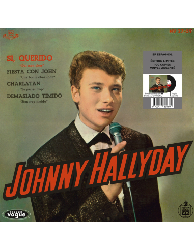 Johnny Hallyday - Si, Querido - Vinyle Argenté (Espagne) (Vinyle 7'')