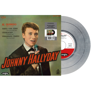 Johnny Hallyday - Si, Querido - Vinyle Argenté (Espagne) (Vinyle 7'')