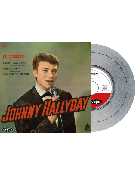 Johnny Hallyday - Si, Querido - Vinyle Argenté (Espagne) (Vinyle 7'')