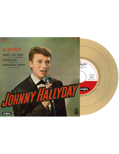 Johnny Hallyday - Si, Querido - Vinyle Doré (Espagne) (Vinyle 7'')