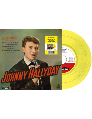 Johnny Hallyday - Si, Querido - Vinyle Jaune Citron (Espagne) (Vinyle 7'')