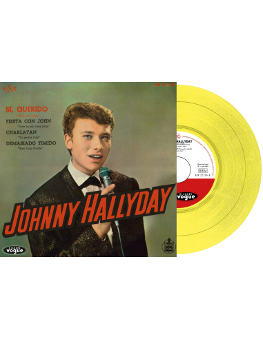 Johnny Hallyday - Si, Querido - Vinyle Jaune Citron (Espagne) (Vinyle 7'')
