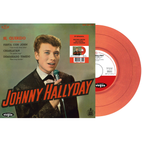 Johnny Hallyday - Si, Querido - Vinyle Orange (Espagne) (Vinyle 7'')