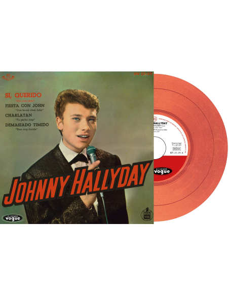 Johnny Hallyday - Si, Querido - Vinyle Orange (Espagne) (Vinyle 7'')