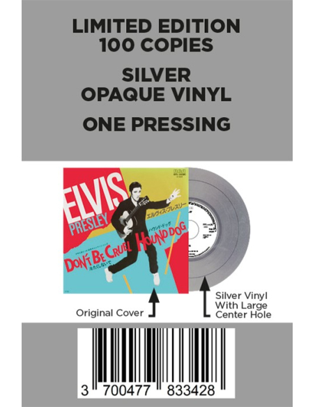 Elvis Presley - Don't Be Cruel - Vinyle Argent (Japon) (Vinyle 7'')