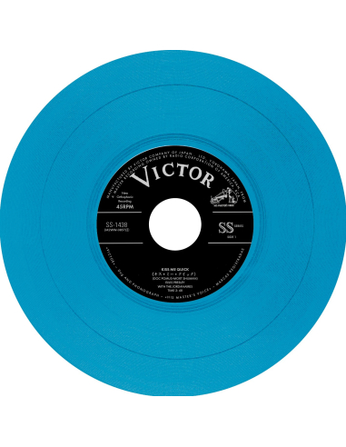 Elvis Presley - Kiss Me Quick - Vinyle Bleu (Japon) (Vinyle 7'')