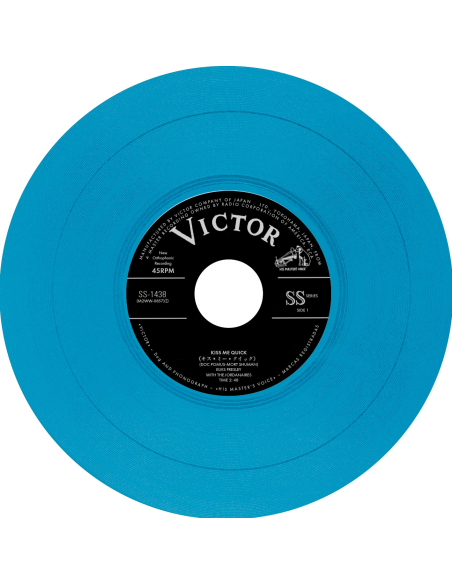 Elvis Presley - Kiss Me Quick - Vinyle Bleu (Japon) (Vinyle 7'')