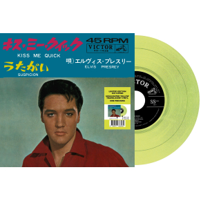 Elvis Presley - Kiss Me Quick - Vinyle Jaune (Japon) (Vinyle 7'')