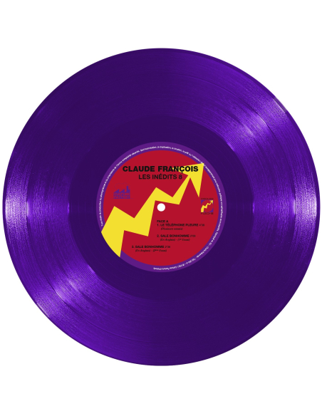 Claude François - Les Inédits 25cm Vol. 8 - Maquettes, Versions Alternatives (Vinyle 10''+ CD)