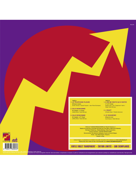 Claude François - Les Inédits 25cm Vol. 8 - Maquettes, Versions Alternatives (Vinyle 10''+ CD)