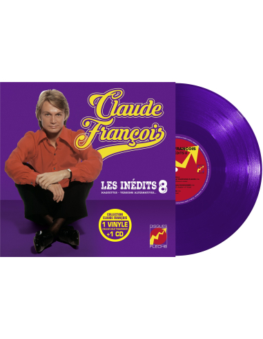 Claude François - Les Inédits 25cm Vol. 8 - Maquettes, Versions Alternatives (Vinyle 10''+ CD)