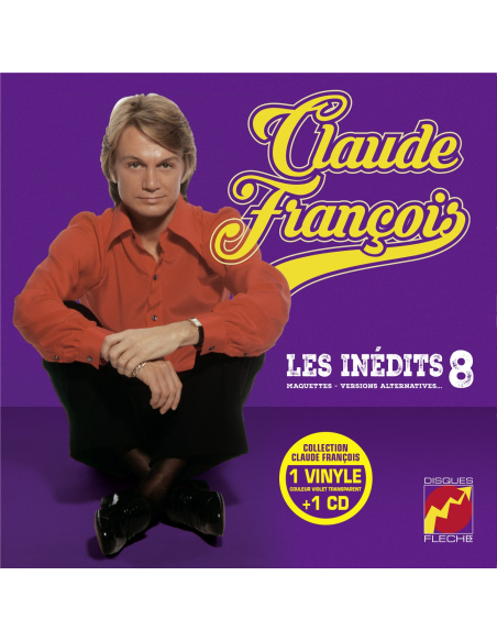 Claude François - Les Inédits 25cm Vol. 8 - Maquettes, Versions Alternatives (Vinyle 10''+ CD)