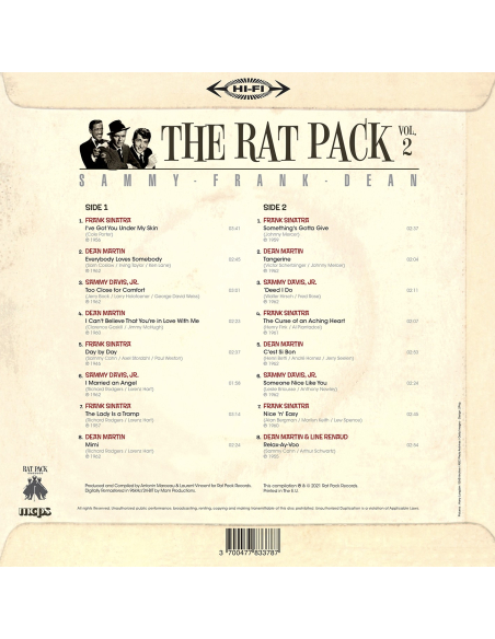 Various - The Rat Pack Vol. 2 (Vinyle)