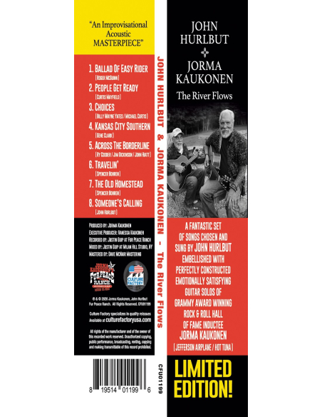 John Hurlbut & Jorma Kaukonen - The River Flows (CD)