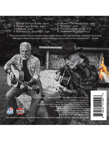 John Hurlbut & Jorma Kaukonen - The River Flows (CD)