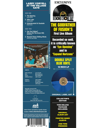 Larry Coryell - At The Village Gate - RSD 2021 (Vinyle)