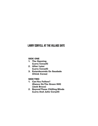 Larry Coryell - At The Village Gate - RSD 2021 (Vinyle)