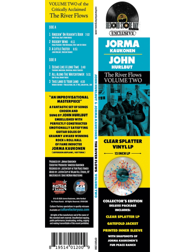 John Hurlbut & Jorma Kaukonen - The River Flows Vol. 2 - RSD 2021 (Vinyle)