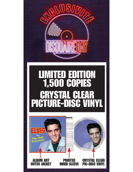 Elvis Presley - Sings The Mad Professor - RSD 2021 (Vinyle)