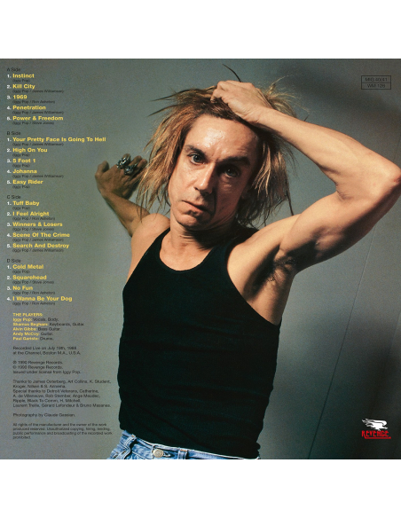 Iggy Pop - Live At The Channel Boston - RSD 2021 (Vinyle)
