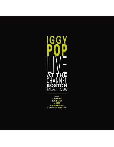 Iggy Pop - Live At The Channel Boston - RSD 2021 (Vinyle)