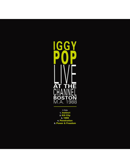 Iggy Pop - Live At The Channel Boston - RSD 2021 (Vinyle)