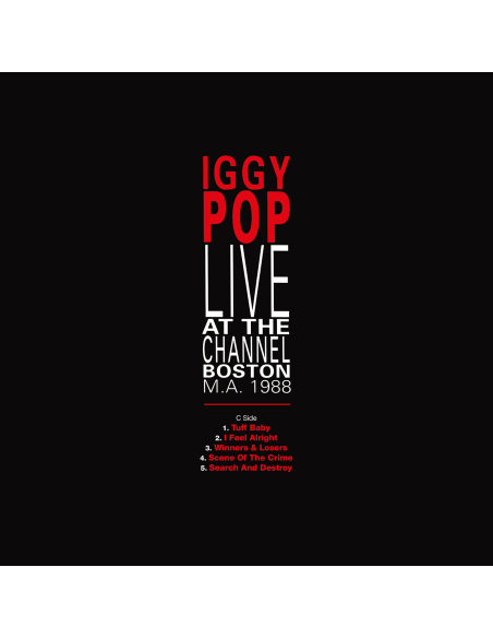 Iggy Pop - Live At The Channel Boston - RSD 2021 (Vinyle)