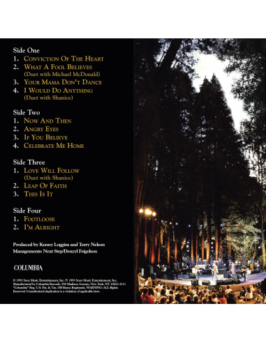 Kenny Loggins - Outside: From The Redwoods - RSD 2021 (Vinyle)