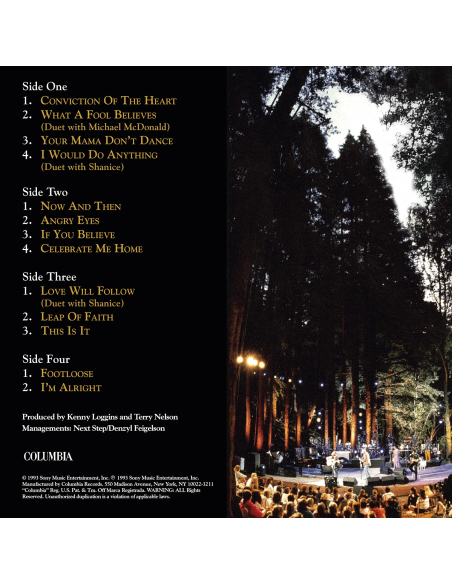 Kenny Loggins - Outside: From The Redwoods - RSD 2021 (Vinyle)