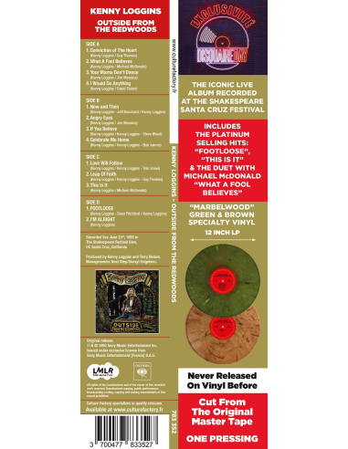 Kenny Loggins - Outside: From The Redwoods - RSD 2021 (Vinyle)