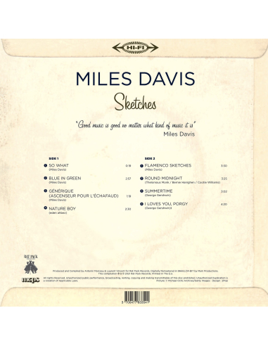 Miles Davis - Sketches - RSD 2021 (Vinyle + CD)