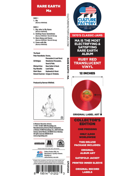 Rare Earth - Ma (Vinyle)