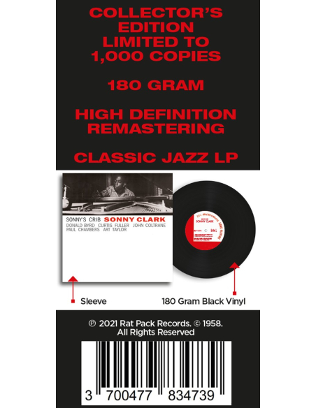 Sonny Clark - Sonny's Crib (Vinyle)